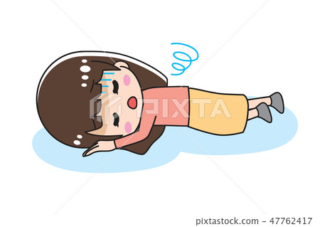 Sister falling down Sister falling down 47762417