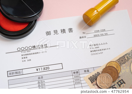 Quotation Business Transaction Business Scene Quotation Business Transaction Business Scene 47762954