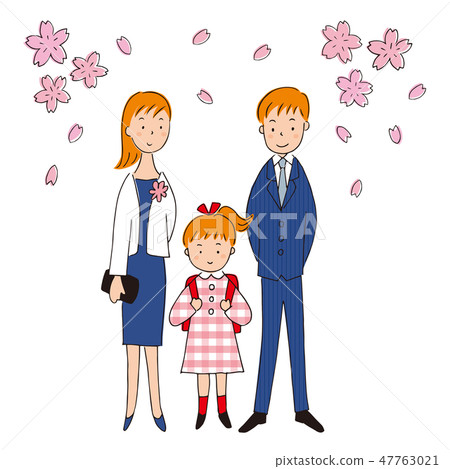Admission ceremony girl 47763021