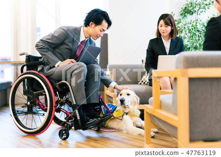 Supervised by the Japan Universal Manor Association Material Disabled Persons Wheelchair Assistance Dog Business Supervised by the Japan Universal Manor Association Material Disabled Persons Wheelchair Assistance Dog Business 47763119