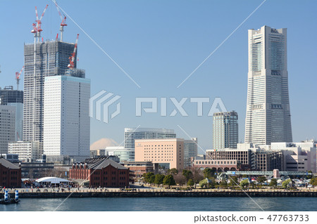 來自橫濱 - 大阪橋的富士山 47763733