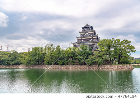 Hiroshima castle castle tower 47764184