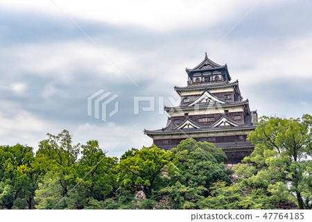 Hiroshima castle castle tower 47764185