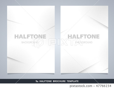 Abstract modern halftone brochure mock up Abstract modern halftone brochure mock up 47766154
