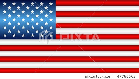 Shiny flag of the USA 47766562