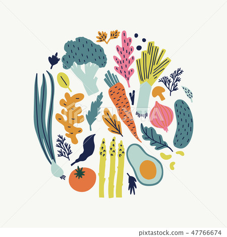 Vector food set for your design. Vector food set for your design. 47766674