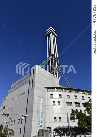 在日本的東京都市風景“都營地鐵站Funabori站”前俯瞰Tower Hall Funabori 47767859