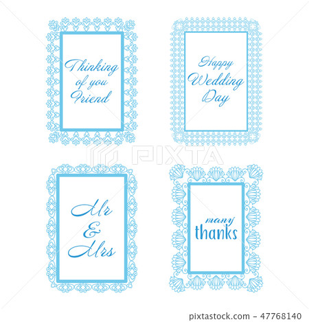 Elegant Lace Border Frames laser cut Picture Frames 47768140