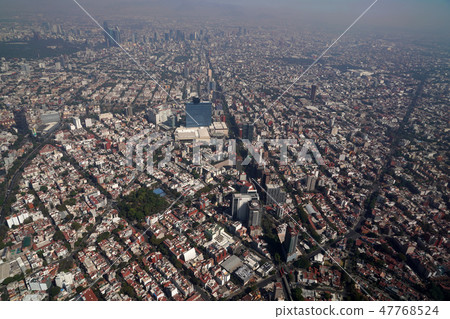 mexico city aerial view cityscape panorama 47768524