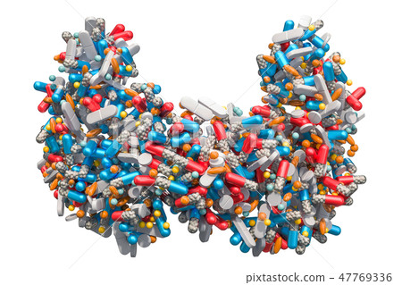 Thyroid from medicine pills, capsules, tablets 47769336