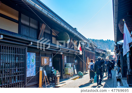 Hida Takayama Winter's Sanmachi Street (January) Hida Takayama Winter's Sanmachi Street (January) 47769695