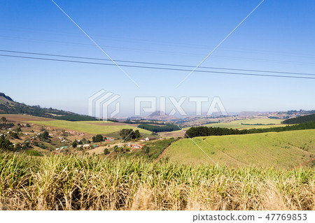 Valley of a Thousand hills near Durban Valley of a Thousand hills near Durban 47769853