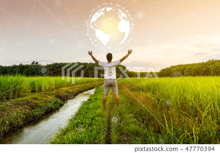 Networking people global and connection concept Networking people global and connection concept 47770394