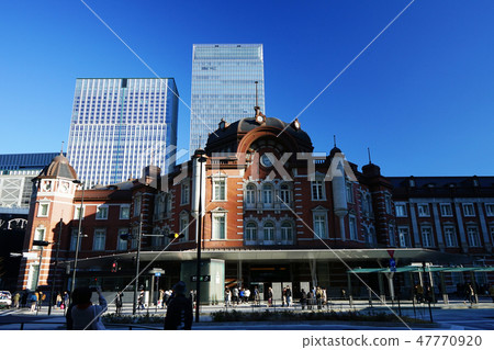 Tokyo Station Marunouchi North exit scenery Tokyo Station Marunouchi North exit scenery 47770920