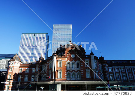 東京站丸之內北口風景 東京站丸之內北口風景 47770923