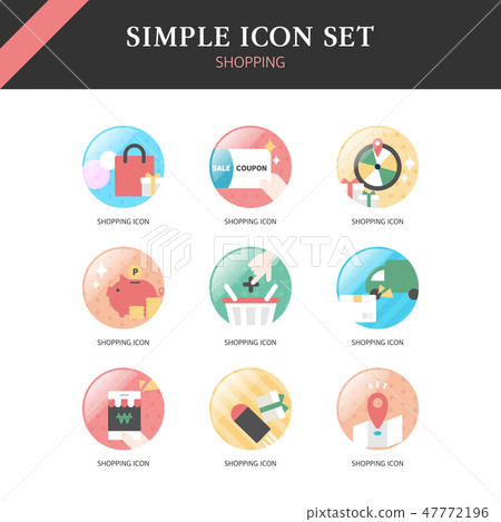 Circle Flat Icon Set Circle Flat Icon Set 47772196
