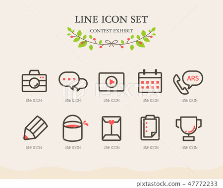 Icon set Icon set 47772233