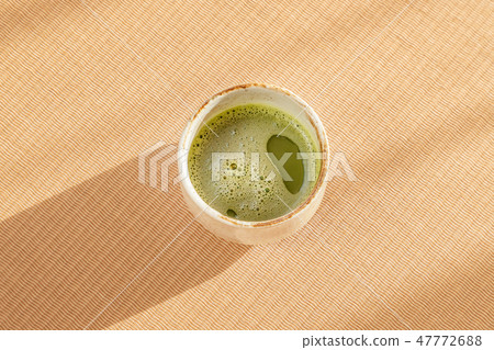 Green tea made in Japan 47772688