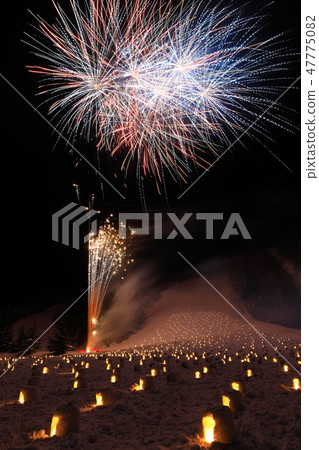 Ayaka prefecture Yuzawa city Mini Kamakura and fireworks 47775082