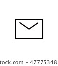 Letter minimal style Icon vector Eps10 47775348