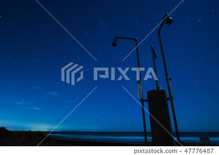 Shower center on the eastwest coast and the Big Dipper 47776487