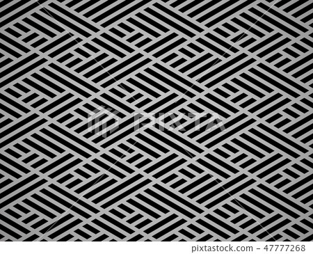 Abstract geometric pattern with stripes, lines.  47777268