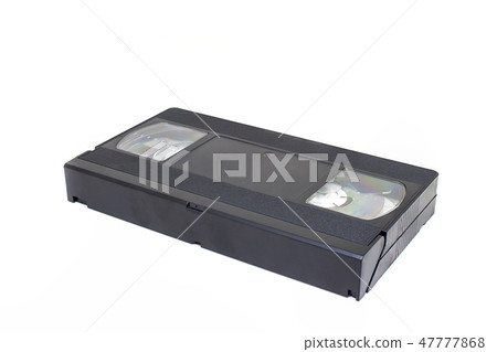 Old Video Home System or VHS tape cassette. Old Video Home System or VHS tape cassette. 47777868