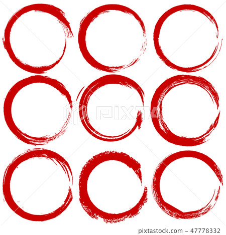 Round circle red icon - Stock Illustration [47778332] - PIXTA