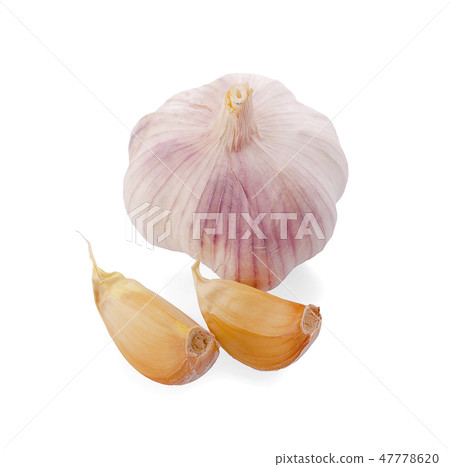 Garlic isolated on white background Garlic isolated on white background 47778620