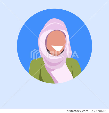 arab woman face avatar happy arabic girl wearing hijab muslim female cartoon character portrait flat arab woman face avatar happy arabic girl wearing hijab muslim female cartoon character portrait flat 47778666