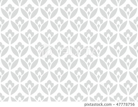 Flower geometric pattern. Seamless vector - Stock Illustration ...