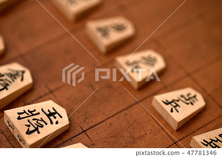將棋老shogi板和shogi片 將棋老shogi板和shogi片 47781346