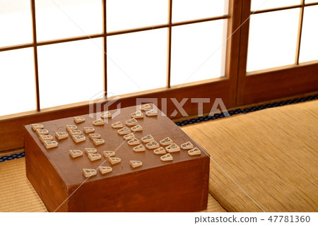 將棋老shogi板和shogi片 47781360