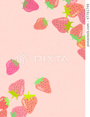 感覺草莓拼貼畫 47781749