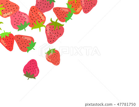 感覺草莓拼貼畫 47781750