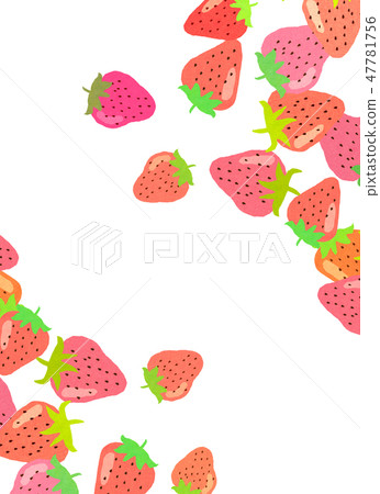 Felt strawberry collage 47781756