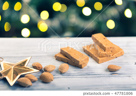 Turron nougat confection 47781806