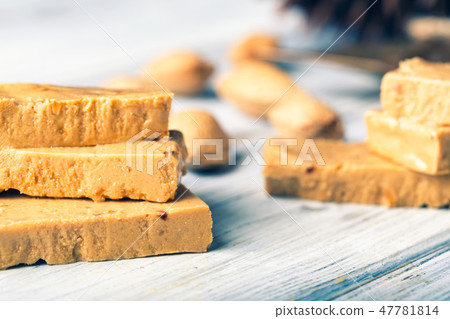 Turron nougat confection 47781814