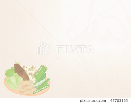 Spring Japanese paper illustrations Spring Japanese paper illustrations 47783163