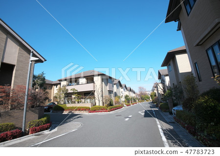 沒有電線的街道 沒有電線的街道 47783723