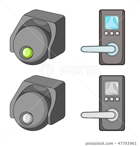 Isolated object of cctv and camera icon. Set of cctv and system stock symbol for web. Isolated object of cctv and camera icon. Set of cctv and system stock symbol for web. 47783961