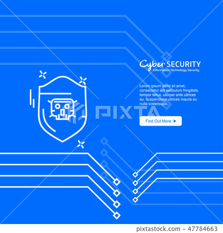 Internet security design with creative - Stock Illustration [47784663 ...