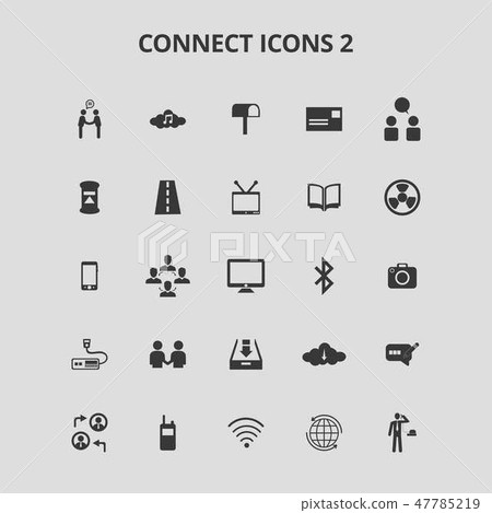 Connect Icons - Stock Illustration [47785219] - PIXTA