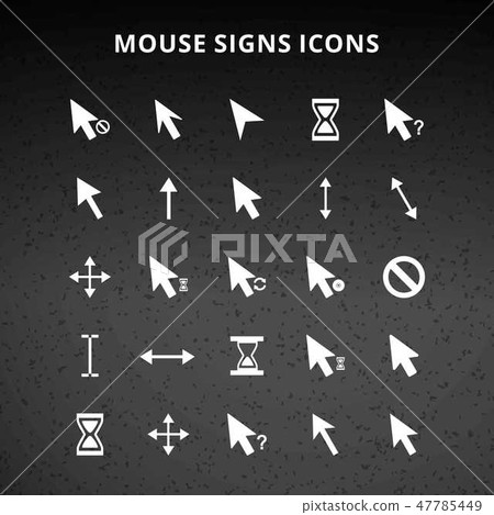 Mouse Sign Icons-插圖素材 [47785449] - PIXTA圖庫