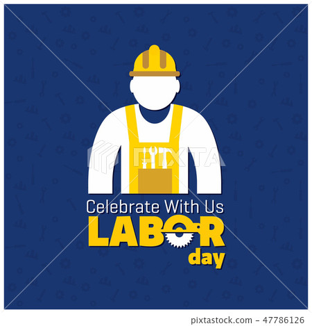 Happy Labor Day Beautiful Typography 47786126
