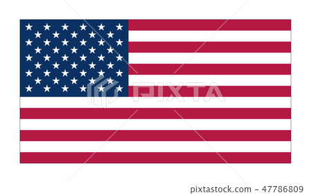 United States Flag (with margin) The Stars and Stripes 47786809