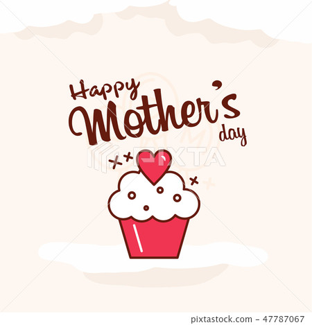Happy Mother S Day Sweet Background Greeting Stock Illustration 47787067 Pixta