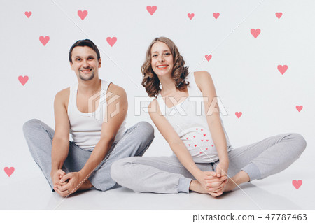 Valentine day heart pattern Valentine day heart pattern 47787463