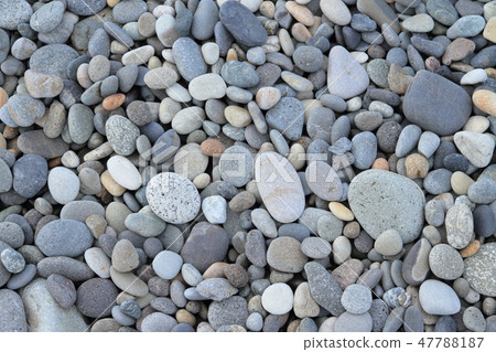 Coastal pebble texture 47788187