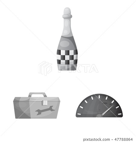 Isolated object of car and rally symbol. Collection of car and race vector icon for stock. Isolated object of car and rally symbol. Collection of car and race vector icon for stock. 47788864